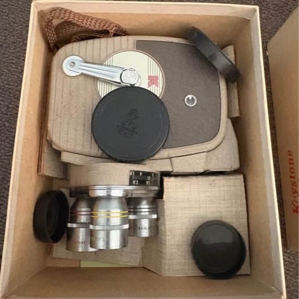 Keystone KA-1A Electric Eye 8mm Triple Turret Movie Camera